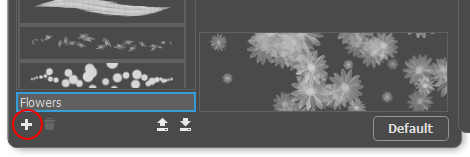 Adding Brush Adding Brush