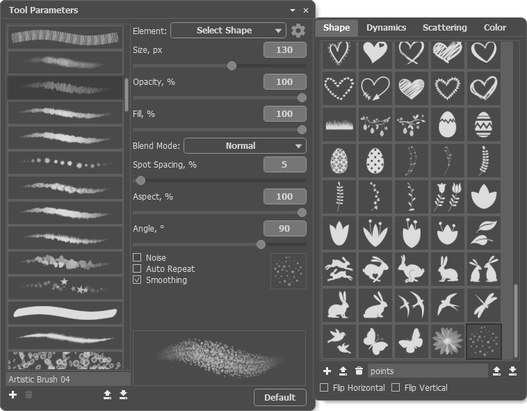 Tool Parameters Tool Parameters