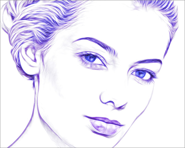 Colorizing with Blue Colorizing with Blue