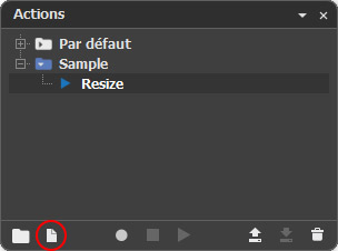 Nouvelle action Nouvelle action