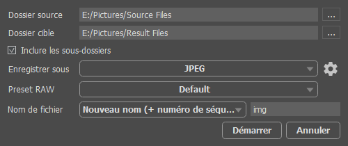 Conversion de fichiers Conversion de fichiers