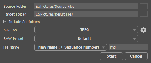 Batch Conversion Batch Conversion