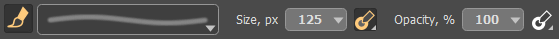 Color Brush Options Color Brush Options