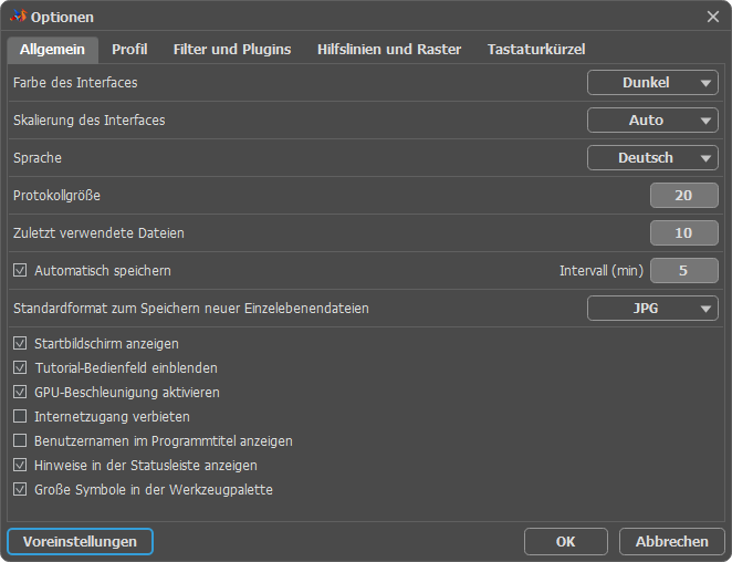 Optionen Optionen