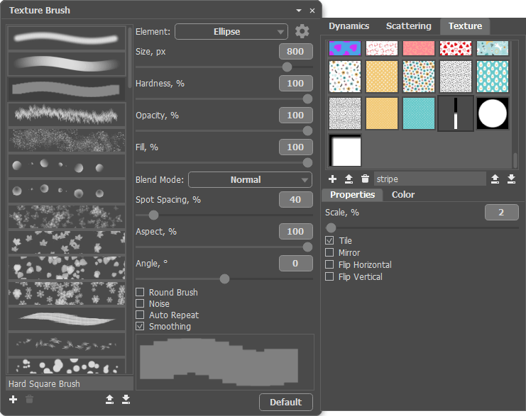 Texture Brush Parameters