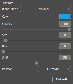 Stroke Settings Stroke Settings