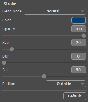 Stroke Settings Stroke Settings