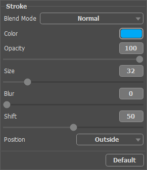 Stroke Settings Stroke Settings