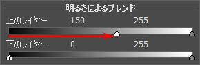 スライダーの位置 スライダーの位置