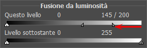 Posizione dei cursori Posizione dei cursori