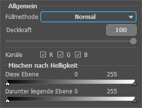 Fülloptionen Fülloptionen