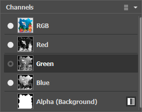 Green Channel is Selected Green Channel is Selected