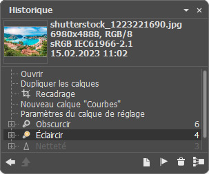 Historique des changements Historique des changements