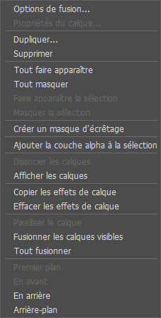 Menu Menu