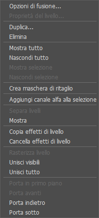 Menu Menu