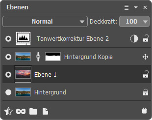 Ebenen-Bedienfeld Ebenen-Bedienfeld