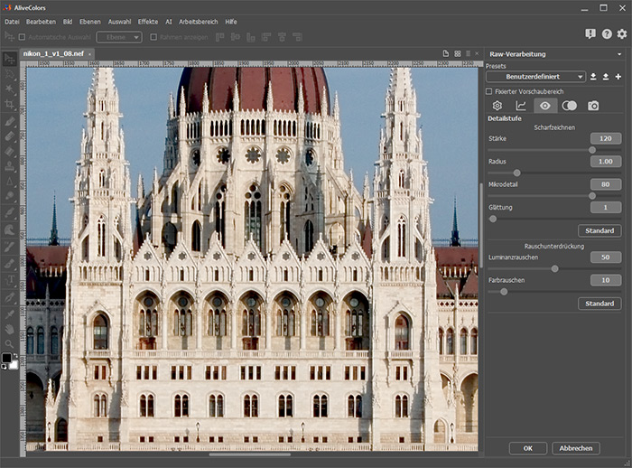 Detailstufe Detailstufe