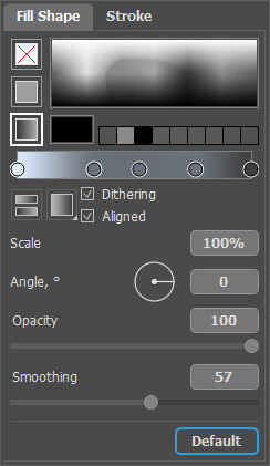Fill Settings Fill Settings