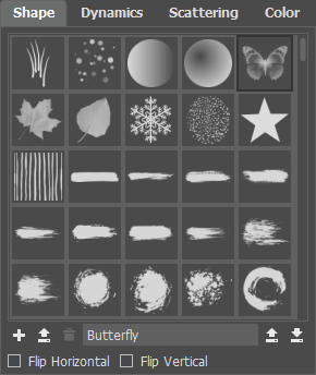 Brush Shape Library Brush Shape Library