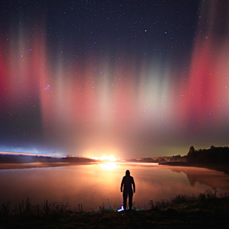 Aurora Effect in AliveColors Aurora Effect in AliveColors