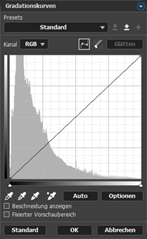 Gradationskurven Curves