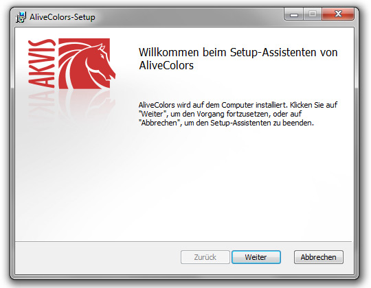 Installation unter Windows Installation unter Windows