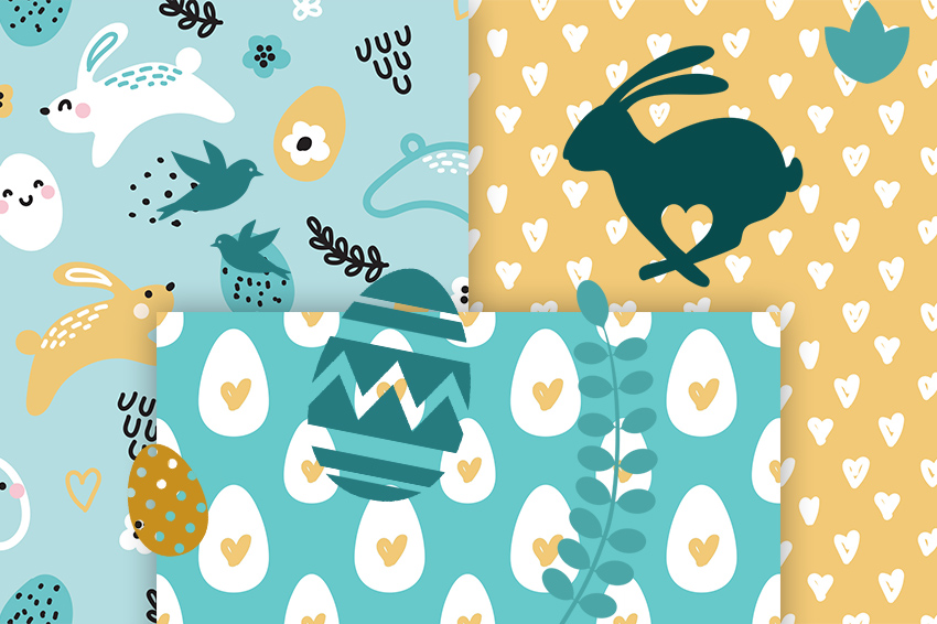 Easter Shapes and Textures Easter Shapes and Textures